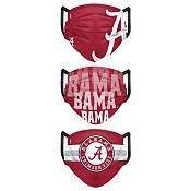 FOCO Adult Alabama Crimson Tide 3-Pack Matchday Face Coverings product image