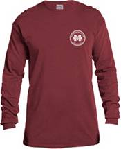 Image One Men's Mississippi State Bulldogs Maroon Rounds Long Sleeve T-Shirt product image