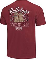 Image One Women's Mississippi State Bulldogs Maroon Double Trouble T-Shirt product image