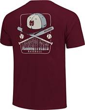 Image One Men's Mississippi State Bulldogs Maroon Baseball Cap T-Shirt product image