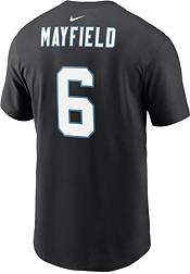 Nike Men's Carolina Panthers Baker Mayfield #6 Black T-Shirt product image