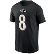 Nike Men's Baltimore Ravens Lamar Jackson #8 Legend Black T-Shirt product image