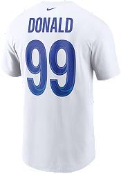 Nike Men's Los Angeles Rams Aaron Donald #99 White T-Shirt product image