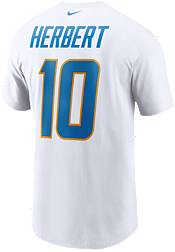 Nike Men's Los Angeles Chargers Justin Herbert #10 White T-Shirt product image