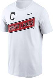 Nike Men's Cleveland Indians Shane Bieber #57 White T-Shirt product image