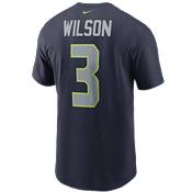 Nike Men's Seattle Seahawks Legend Russell Wilson #3 Navy T-Shirt product image