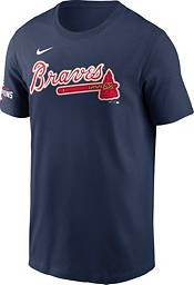 Nike Men's Atlanta Braves Austin Riley #27 2022 Gold Collection Navy T-Shirt product image