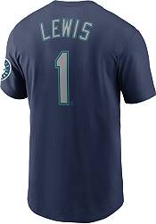 Nike Men's Seattle Mariners Kyle Lewis #1 Navy T-Shirt product image