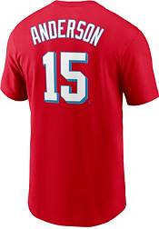 Nike Men's Miami Marlins Brian Anderson #15 Red 2021 City Connect T-Shirt product image