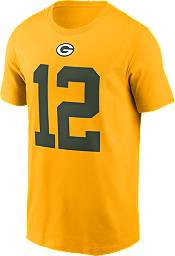 Nike Men's Green Bay Packers Aaron Rodgers #12 Gold T-Shirt product image
