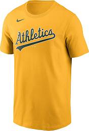 Nike Men's Oakland Athletics Khris Davis #2 Yellow T-Shirt product image