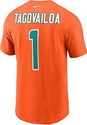 Nike Men's Miami Dolphins Tua Tagovailoa #1 Logo Orange T-Shirt product image