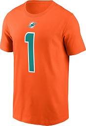 Nike Men's Miami Dolphins Tua Tagovailoa #1 Logo Orange T-Shirt product image