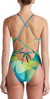 Nike Women's Hydrastrong Spectrum Lace Up Tie Back One Piece Swimsuit product image
