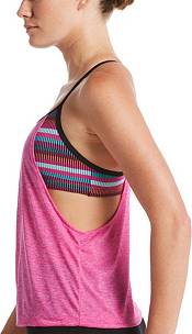 Nike Women's Texture Stripe Layered Tankini Top product image