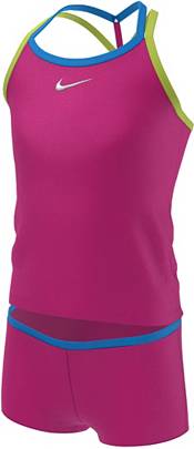 Nike Girls' T-Crossback Tankini Swimsuit product image