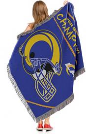 TheNorthwest 2021 Super Bowl LVI Champions Los Angeles Rams Woven Tapestry Throw Blanket product image