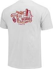Image One Men's Oklahoma Sooners White State Block T-Shirt product image