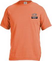 Image One Men's Oklahoma State Cowboys Orange Baseball Flag T-Shirt product image