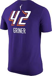 Nike Men's Phoenix Mercury Brittney Griner #42 Purple T-Shirt product image