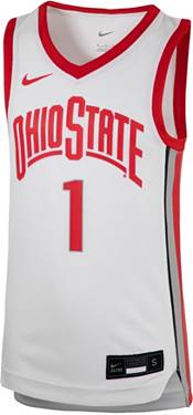 Nike Youth Ohio State Buckeyes #1 White Replica Basketball Jersey product image