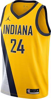 Nike Men's Indiana Pacers Buddy Hield #24 Gold Dri-FIT Swingman Jersey product image