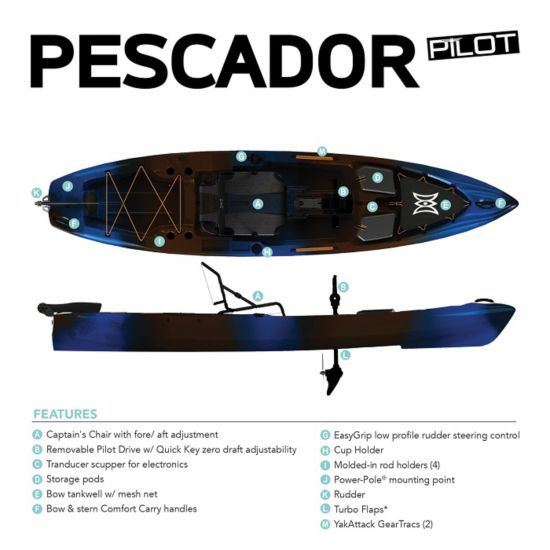 Perception Kayaks, Pescador Pilot 12.0 [Paddling Buyer's Guide]