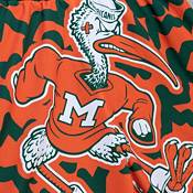 Mitchell & Ness Men's Miami Hurricanes Orange Jumbo Shorts product image