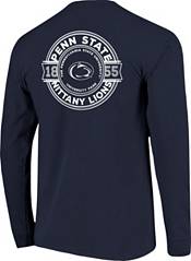 Image One Men's Penn State Nittany Lions Blue Rounds Long Sleeve T-Shirt product image