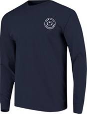 Image One Men's Penn State Nittany Lions Blue Rounds Long Sleeve T-Shirt product image