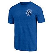NHL Men's Tampa Bay Lightning Shoulder Patch Royal T-Shirt product image