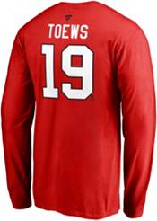 NHL Men's Chicago Blackhawks Jonathan Toews #19 Red Long Sleeve Player Shirt product image