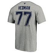 NHL Men's Tampa Bay Lightning Victor Headman #77 Grey Player T-Shirt product image
