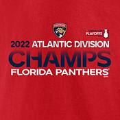 NHL '22 Division Champions Florida Panthers Locker Room Red T-Shirt product image