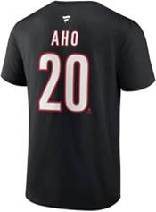 NHL Carolina Hurricanes Sebastian Aho #20 Black T-Shirt product image