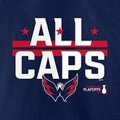 NHL 2022 Stanley Cup Playoffs Washington Capitals Slogan Navy T-Shirt product image