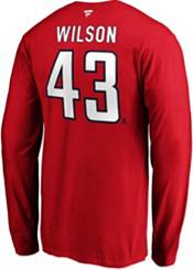 NHL Men's Washington Capitals Tom Wilson #43 Red Long Sleeve Player Shirt product image