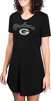 Concepts Sport Women's Green Bay Packers Black Nightshirt product image
