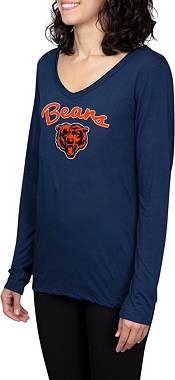 Concepts Sport Women's Chicago Bears Marathon Navy Long Sleeve T-Shirt product image