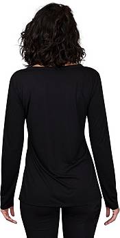 Concepts Sport Women's Cleveland Browns Marathon Black Long Sleeve T-Shirt product image