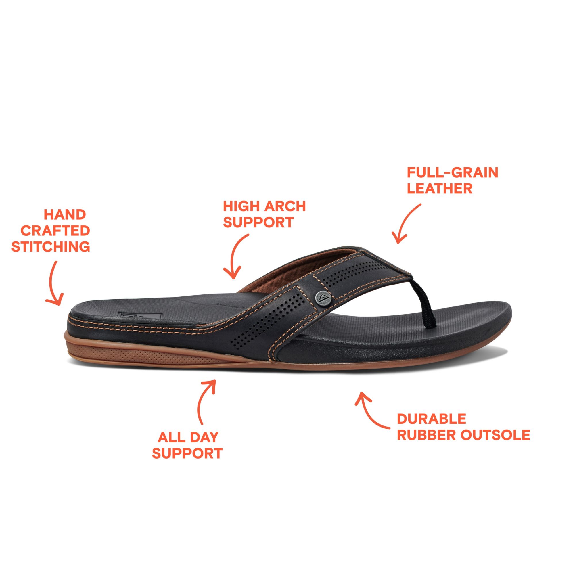 reef men's cushion bounce lux flip flops