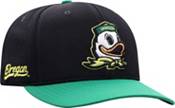 Top of the World Men's Oregon Ducks Black/Green Stretch-Fit Hat product image