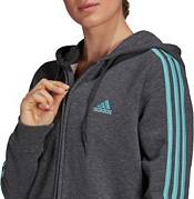 adidas Women's Essentials Fleece 3-Stripes Full Zip Jacket product image