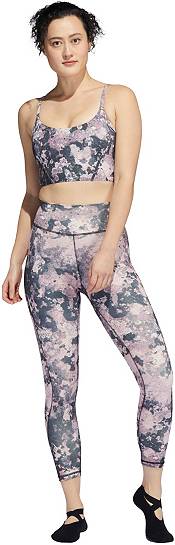 Adidas Women's Yoga Light Support Long Line All Over Print Bra product image