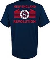 MLS Youth New England Revolution Slogan Navy T-Shirt product image