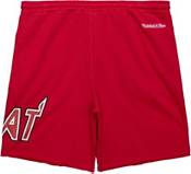 Mitchell & Ness Men's Miami Heat Red French Terry Shorts product image