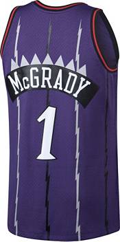 Mitchell & Ness Youth Toronto Raptors Tracy Mcgrady #1 Purple Hardwood Classics Jersey product image