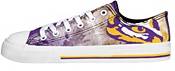 FOCO Women's LSU Tigers Low Top Tie Dye Canvas Shoes product image