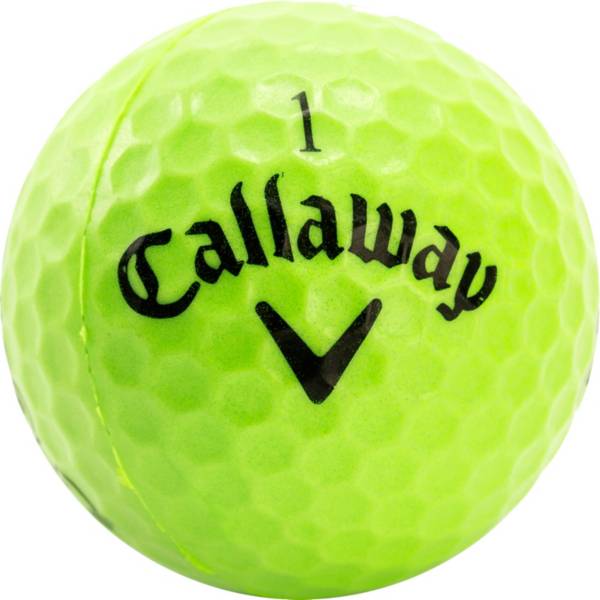 Callaway HX Lime Practice Balls - 9 Pack