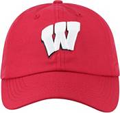 Top of the World Men's Wisconsin Badgers Red Staple Adjustable Hat product image